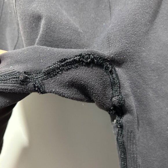 Lululemon Flow and Go Cropped Leggings Size 4 Black Yoga Workout - Picture 10 of 11